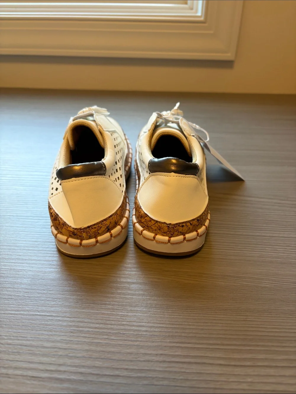 Women's Cream Tassel Slip-On Sneakers